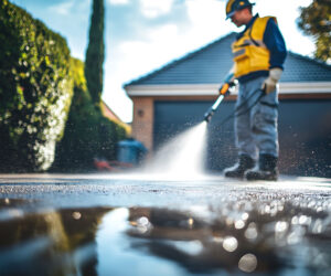 pressure washing